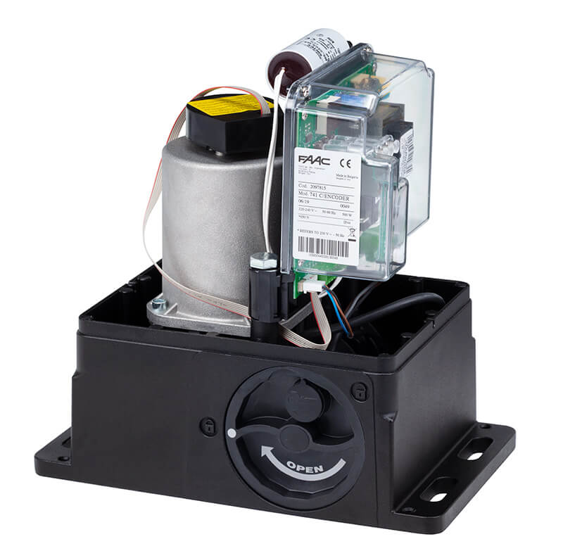 MOTOR FAAC 741 PARA PORTONES CORREDIZOS DE HASTA 900 KG