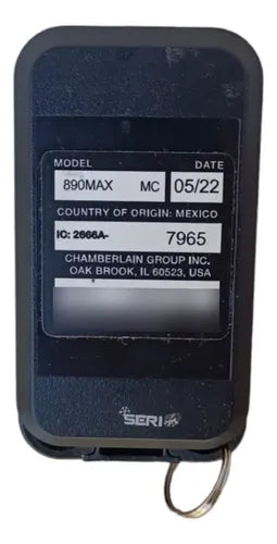 CONTROL LIFTMASTER 890 MAX MULTIFRECUENCIA LLAVERO