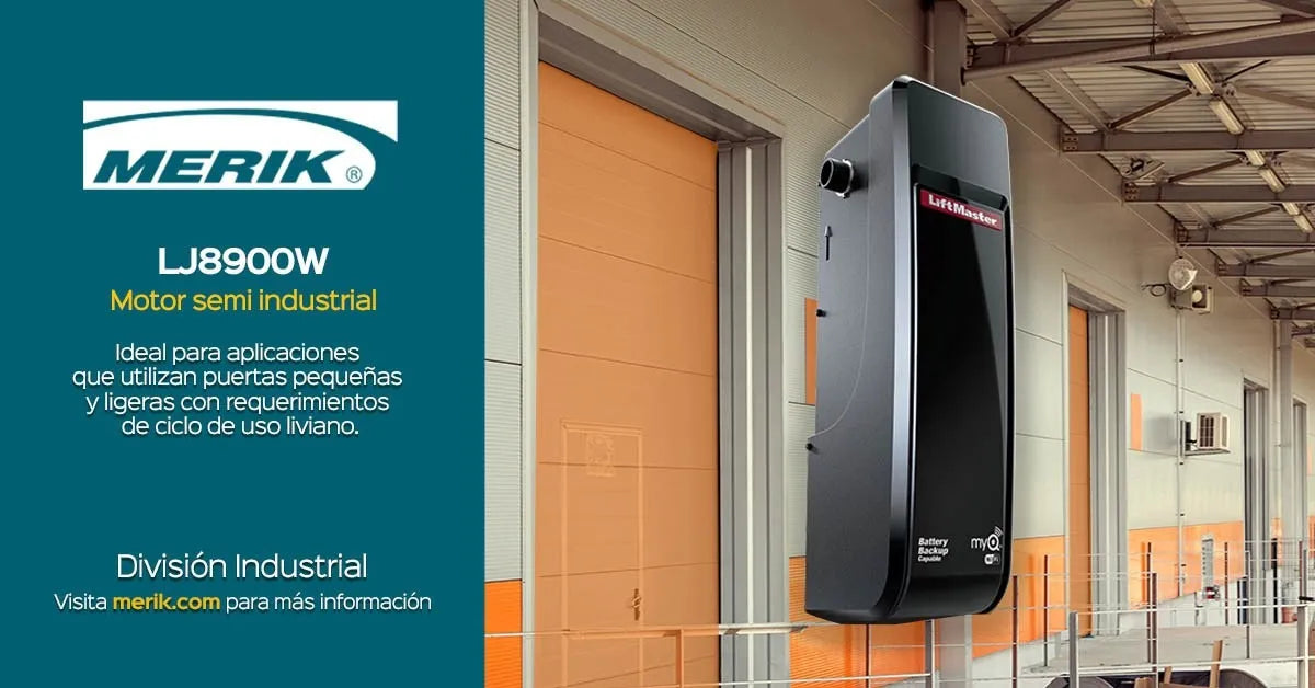 MOTOR LIFTMASTER LJ8900 W PARA PORTONES ASCENDENTES