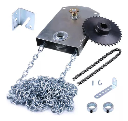 SISTEMA DE CADENA PARA PORTON Y CORTINA INDUSTRIAL