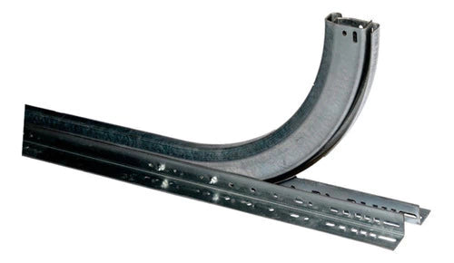 KIT DE HERRAJES PORTON ASCENDENTE 5 SECCIONES 250 KG Y HASTA 2.4 MTS DE ALTURA