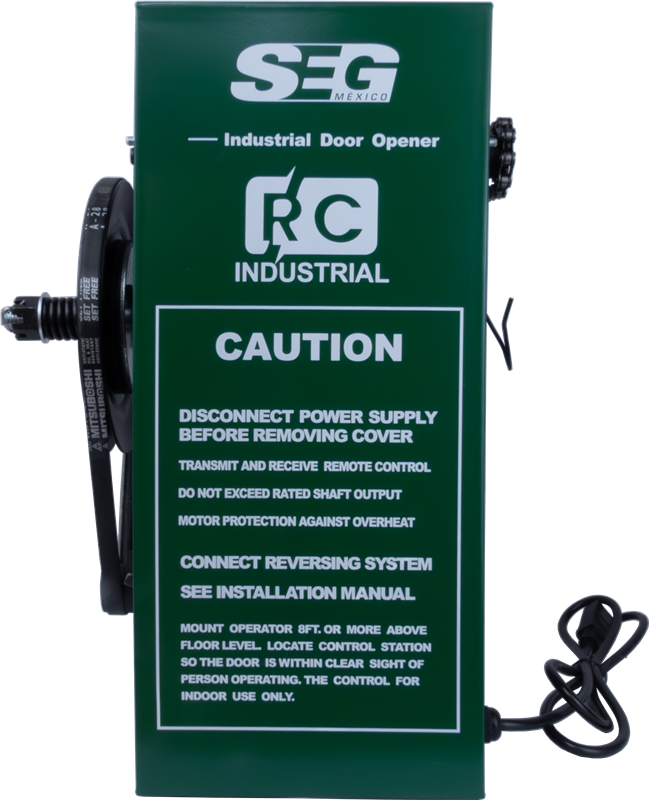 MOTOR ROLL MDC 1/2 HP SEG CON RIEL A 6 MTS