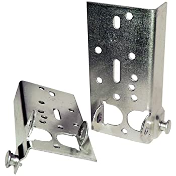 PAQUETE 10 PARES DE SOPORTES INFERIORES PARA PORTON ASCENDENTE RESIDENCIAL (BOTTOM BRACKET)