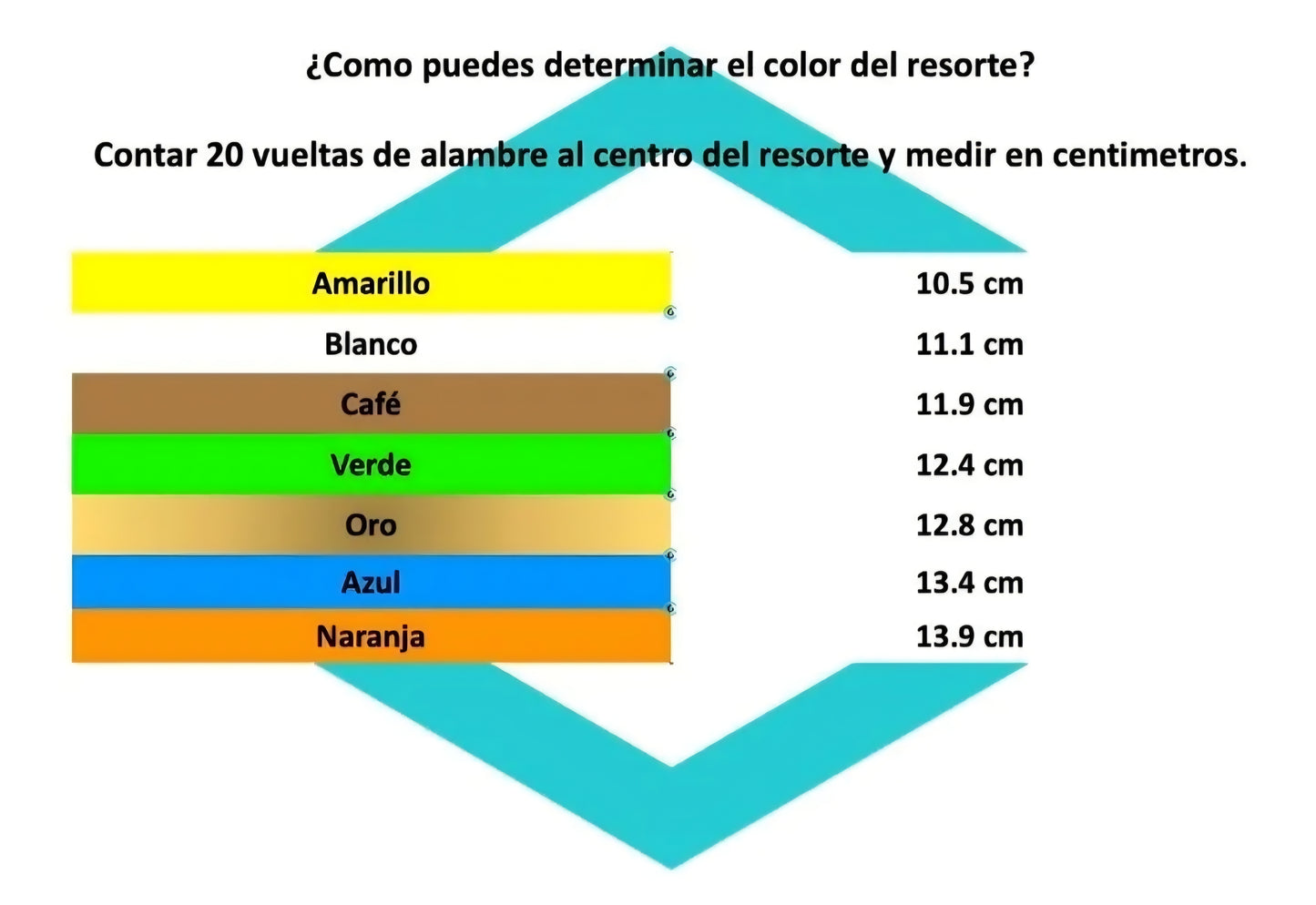 RESORTE PARA PORTON ASCENDENTE AZUL 262X2X34 DERECHO